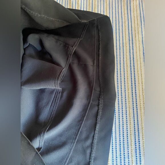 Theory Dress Size 12 100% Silk Black Layered Lined Chiffon Slip Sleeveless - Picture 10 of 10